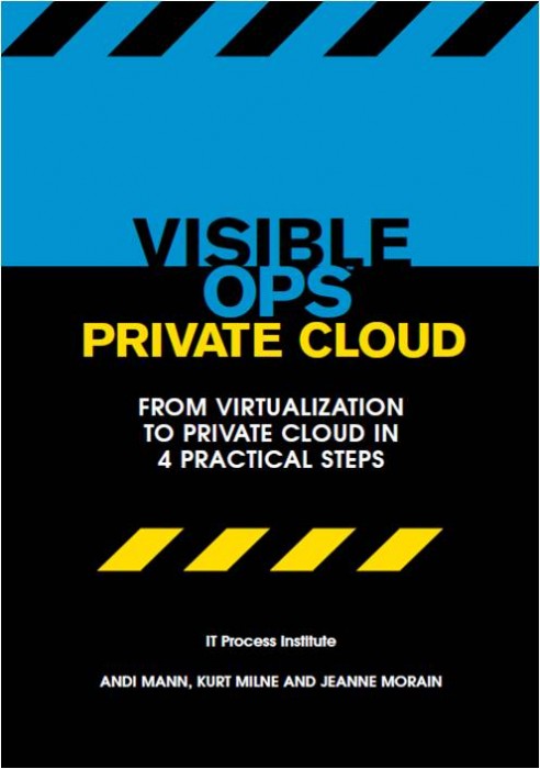 The front cover of Visible Ops Private Cloud
